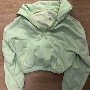 ALO Yoga Mint Green Fleece Hoodie